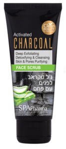 ספא פארמה פחם CHARCOALגל סקראב לפנים150מל