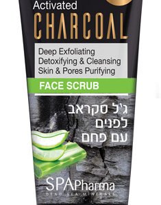 ספא פארמה פחם CHARCOALגל סקראב לפנים150מל