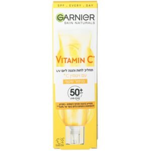 גרנייה תחליב לחות והגנה ליום SPF50ויטמין סי 40מל