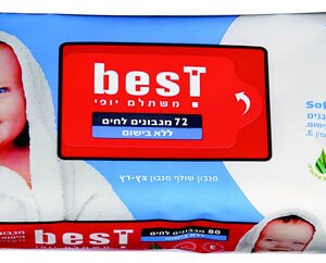 בסט מגבונים 72יח' ללא בישום מדבקה