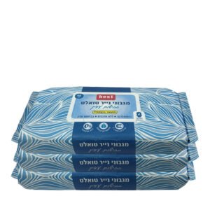 בסט מגבונים נשטפים באסלה בבישום עדין ( 48יח') 3 X