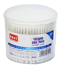 בסט ק.אוזניים פלסטיק 300יח' בקופסא