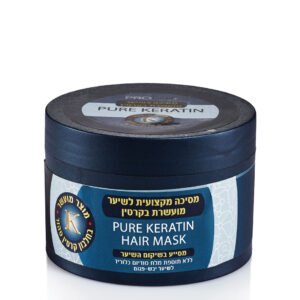 PRO HAIRמסיכה חמ.שיאה וקרטין לשיער צבוע ופגום ללא מלח400מל