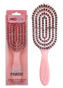 PRO HAIRמברשת להתרת קשרים לתלתלים מרדניים