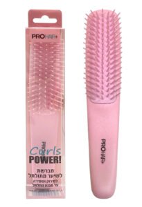 PRO HAIRמברשת לסירוק קל ושמירת מבנה התלתל