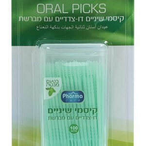 פארמה קר קיסמי שיניים דו צדדיים מנטה 100יח'