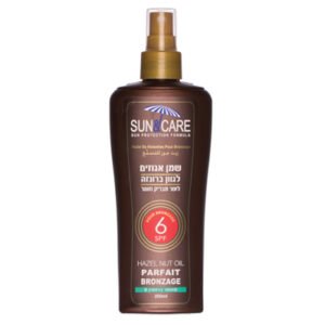 סאן&קאר שמן אגוזים 200 SPF6מ"ל