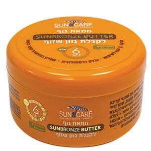 סאן&קאר חמאת שיזוף 200 SPF 6מל