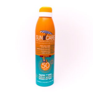 סאן&קאר ספריי שקוף ילדים 200 SPF50 UVA Bמ"ל