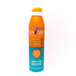 סאן&קאר ספריי שקוף מבוגרים 200 SPF50 UVA Bמ"ל