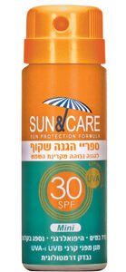 סאן&קאר ספרי שקוף UVA Bמבוגרים 40 SPF30מ"ל