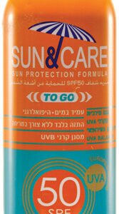 סאן&קאר ספריי שקוף UVA Bמבוגרים 100 SPF50מ"ל