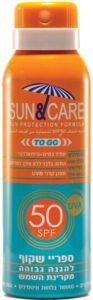 סאן&קאר ספריי שקוף UVA Bמבוגרים 100 SPF50מ"ל