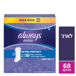 אולווייז מגן תחתון לונג מגה-פק 68יח
