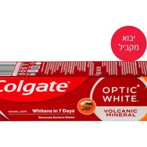 קולגייט משחת שיניים אופטיק וויט וולקניק מינרלים 100מל